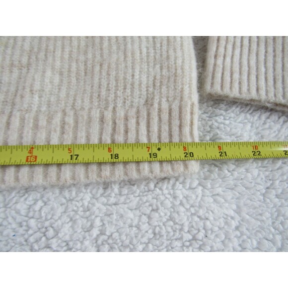 Boden Womens Size 10 Ivory Cream Sweater Cozy Alpaca Wool Square Neck Minimalist - Picture 12 of 16